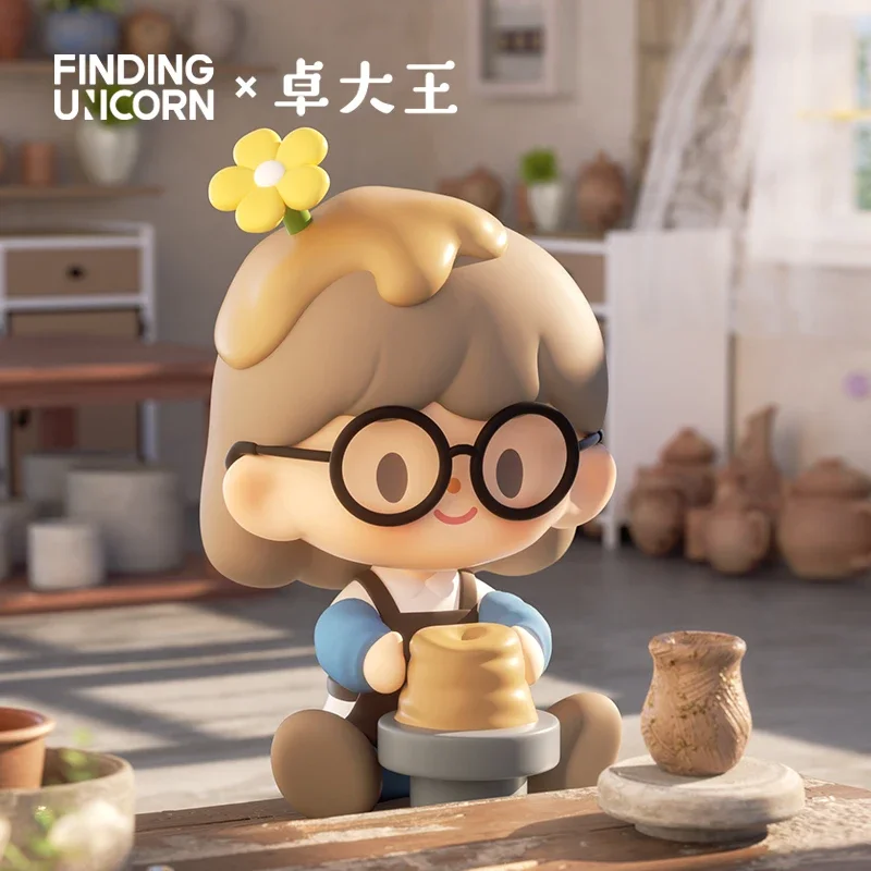 

Finding Unicorn zZoton Travel Together Series Blind Box Surprise Box Original Action Figure Cartoon Model Mystery Box Collection