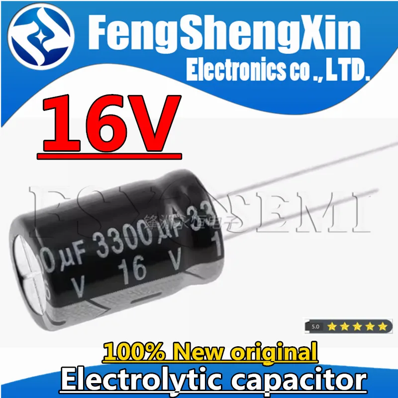 

16V aluminum electrolytic capacitor 22uF 33uF 47uF 100uF 220uF 330uF 470uF 680uF 1000uF 2200uF 3300uF 4700uF 6800uF 10000uF