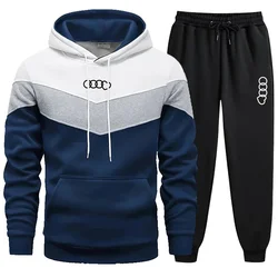 Men's Clothing Casual Sweatshirt Suit Sweatshirts for Men Daily Tricolor Hoodies Hot High Quality 2024 Sports Tracksuit Jogging