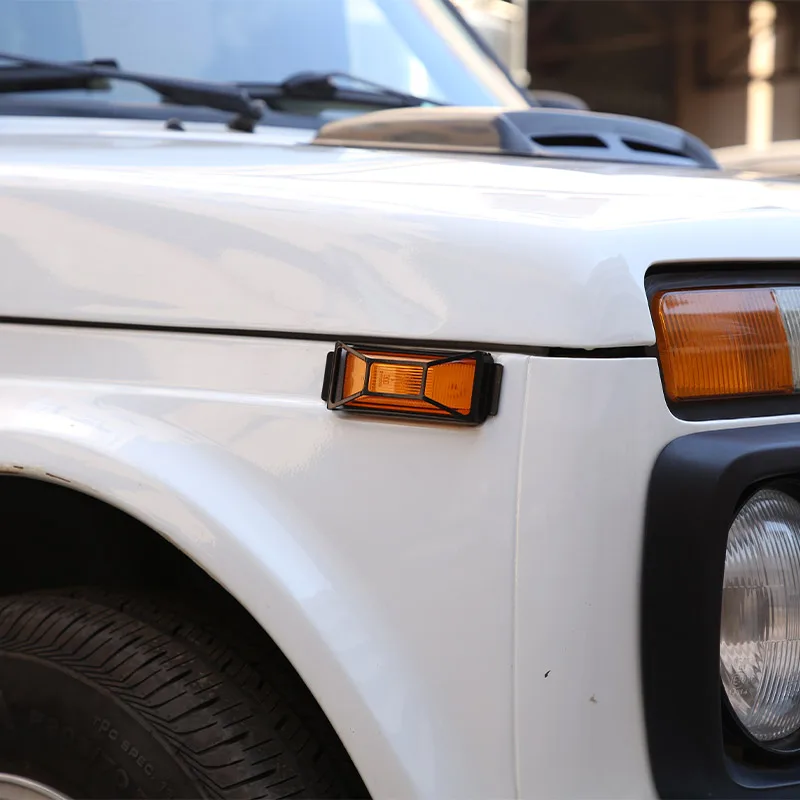 알루미늄 합금 자동차 헤드 라이트 보호 커버 회전 신호 안개등 보호 커버 LADA NIVA 4X4 2009-2019 자동차 액세서리