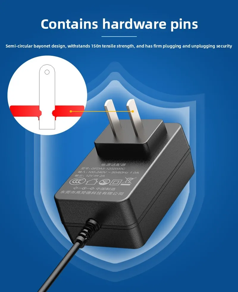 Chargeur de batterie Li-ion 25.2V 1A pour batterie25.2V1A, connecteur de batterie 6S 18650  CQC4706