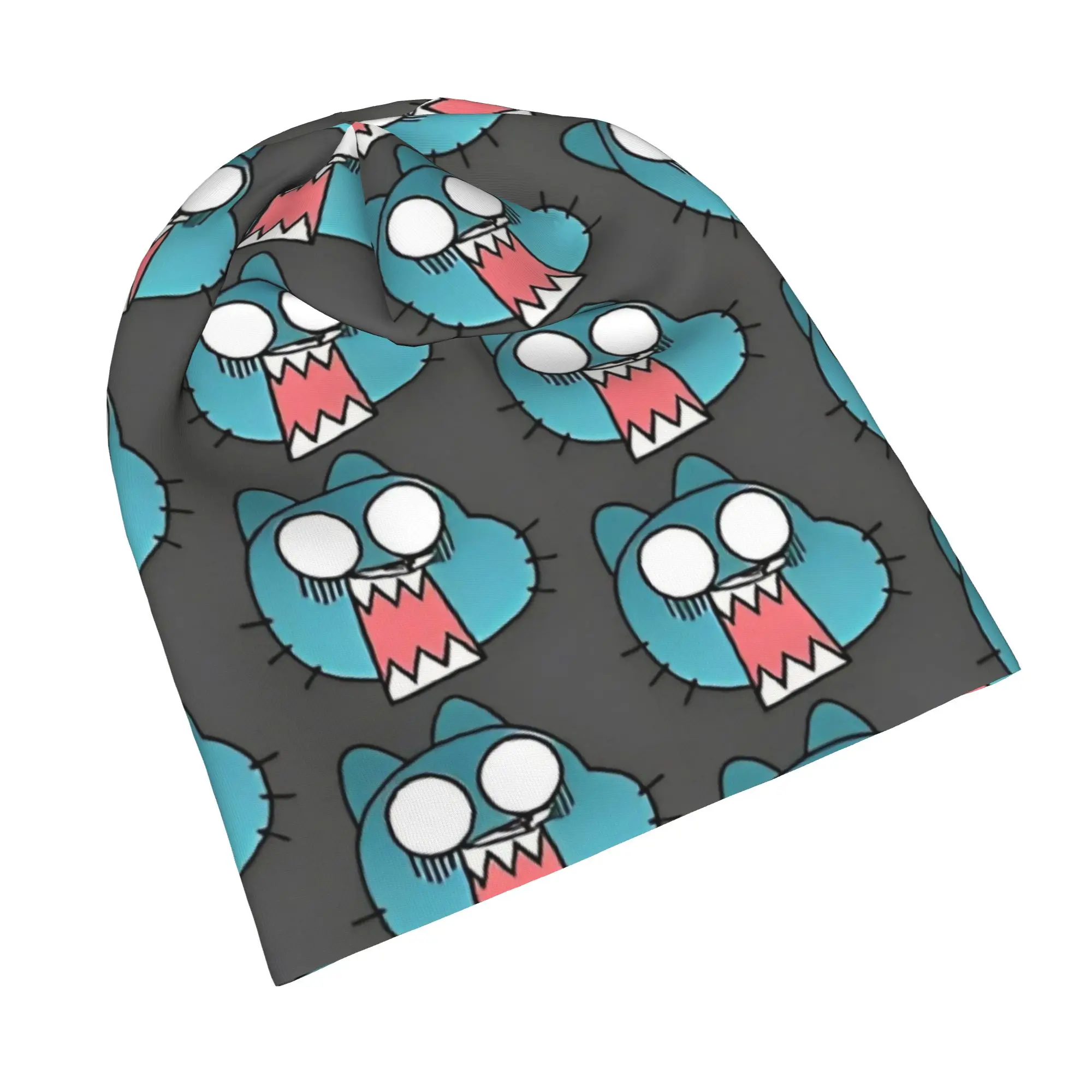 Amazings Gumballs Cap Cartoon Hip Hop Adult Ski Skullies Beanies Hat Summer Warm Dual-use Bonnet Hat