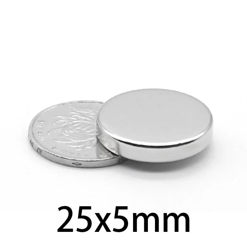 25x5 Powerful Magnets 25mmx5mm For Home Refrigerators, Offices DIY 25x5mm Round Magnet 25*5