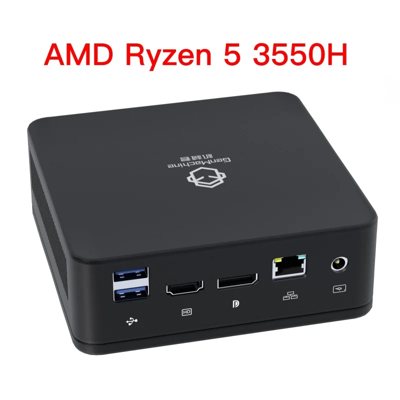 

SZBOX AMD Ryzen 5 3550H Mini PC Window 11 Pro Dual Channel DDR4 16GB 512GB Wifi5 BT4.2 LAN 4K Des. Gamer Computer 2xDDR4 Slot