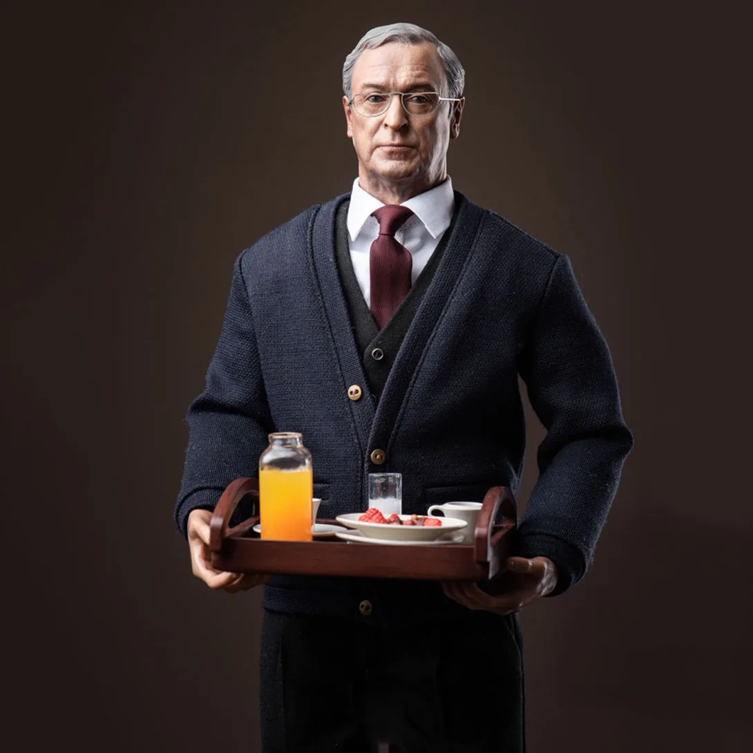 DAFTOYS F08 1/6 Alfred Sir Michael Caine Figure Model 12'' Male Soldier Action Doll Full Set Collectible Toy In Stock