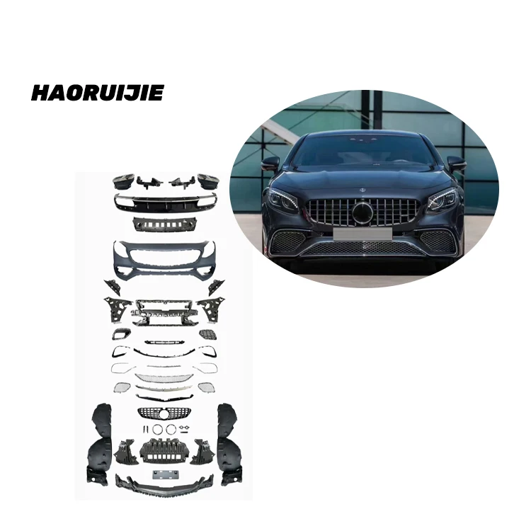 

Equipment Smart Library Car Bumpers for Mercedes Benz 15-19 C217 S-coupe Upgrade S65 Coupe Surround Kit Automotive Parts Fac