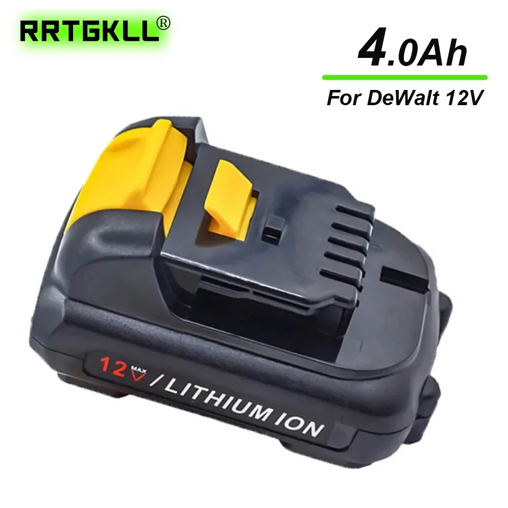 4.0Ah Reachargeble Battery for DeWalt 12V Power Tools DCB120 DCB122 DCB124 DCB125 DCB121 DCB100 DCB101 DCB119 Spare Battery