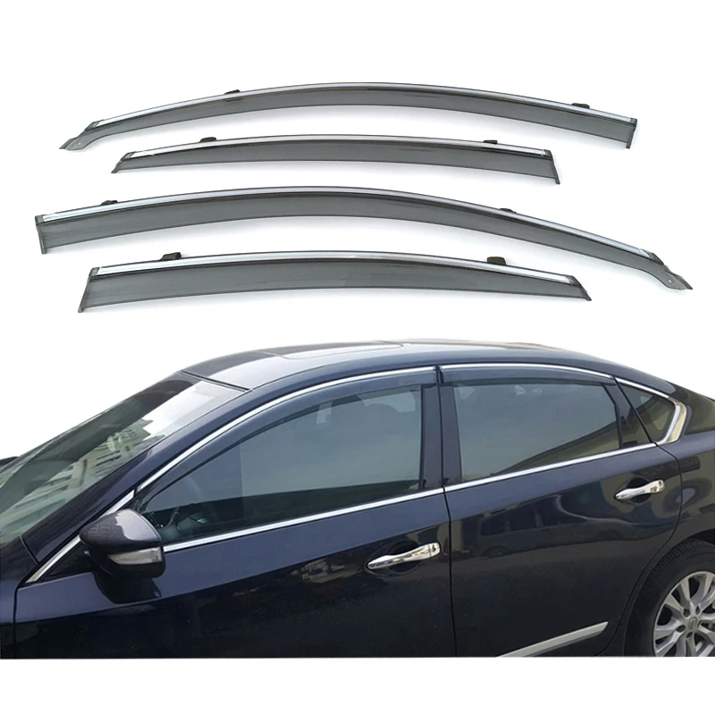 

For Nissan Altima 2013--2024 Window Visors Car Rain Guards Wind Deflectors Sun Vent Shade Auto Exterior Accessories