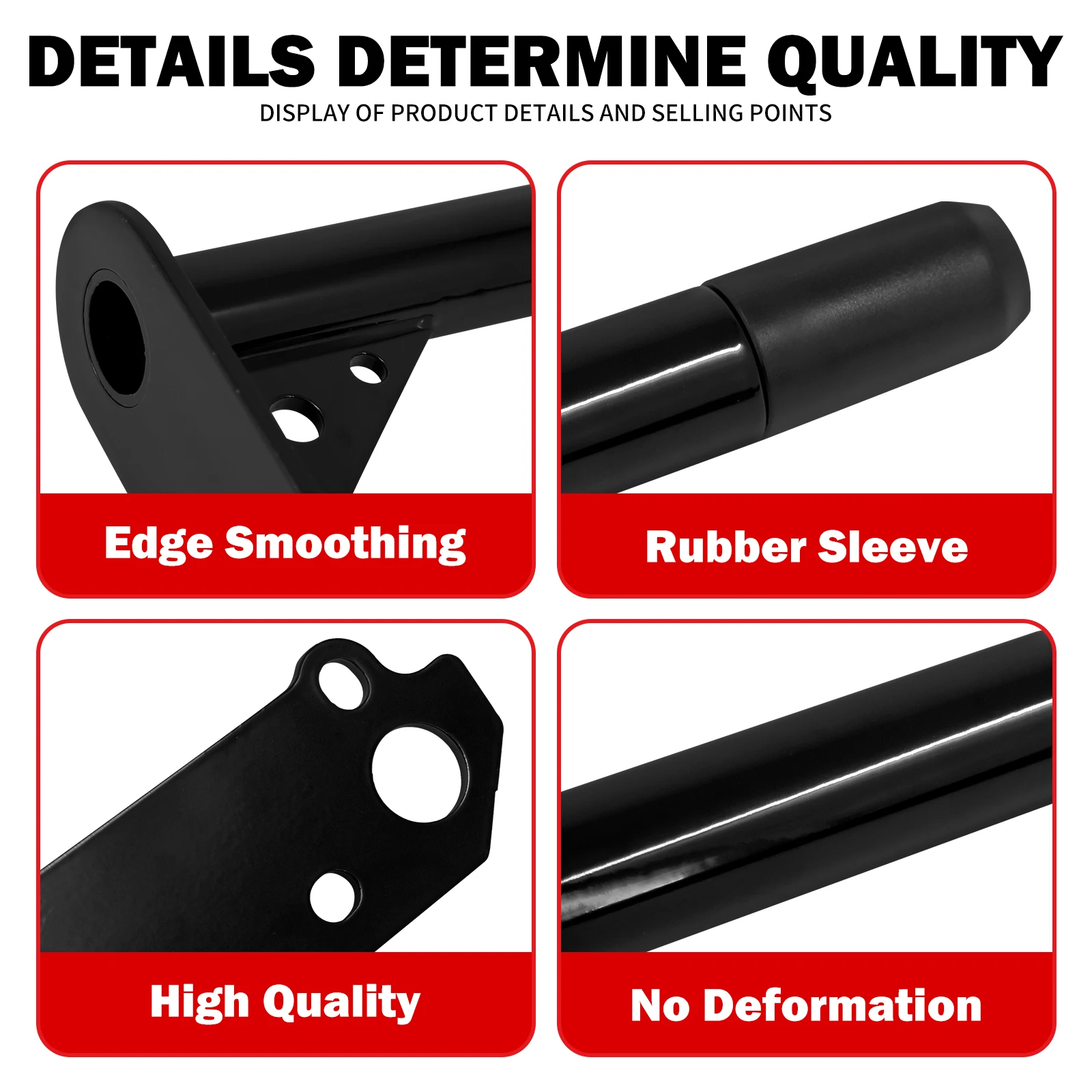 Motorcycle Front Highway Engine Guard Crash Bar Black Steel Bumper Falling Protector For Indian Scout and Scout Bobber 2014-2024