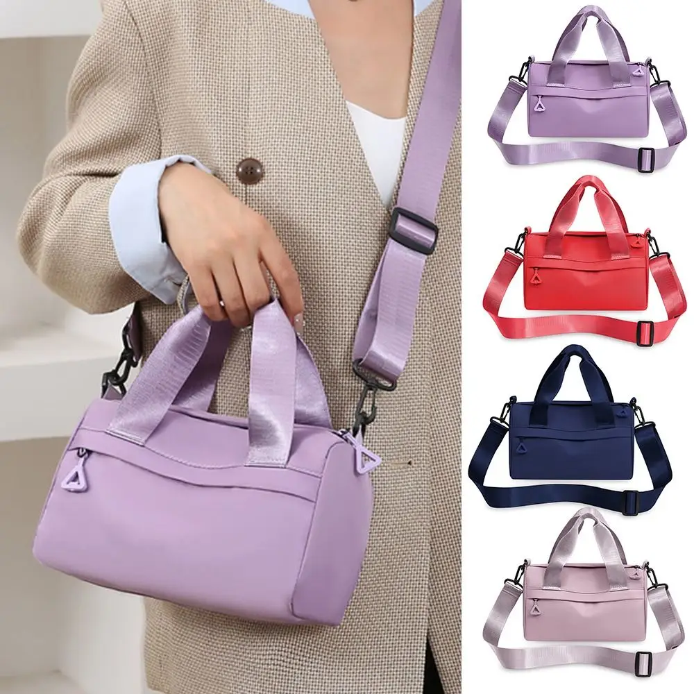 New High Quality 2 in 1 Oxford Cloth Shoulder Bag Multi-Purpose Solid Color Crossbody Bag Portable Multi-Zipper Cloth Tote