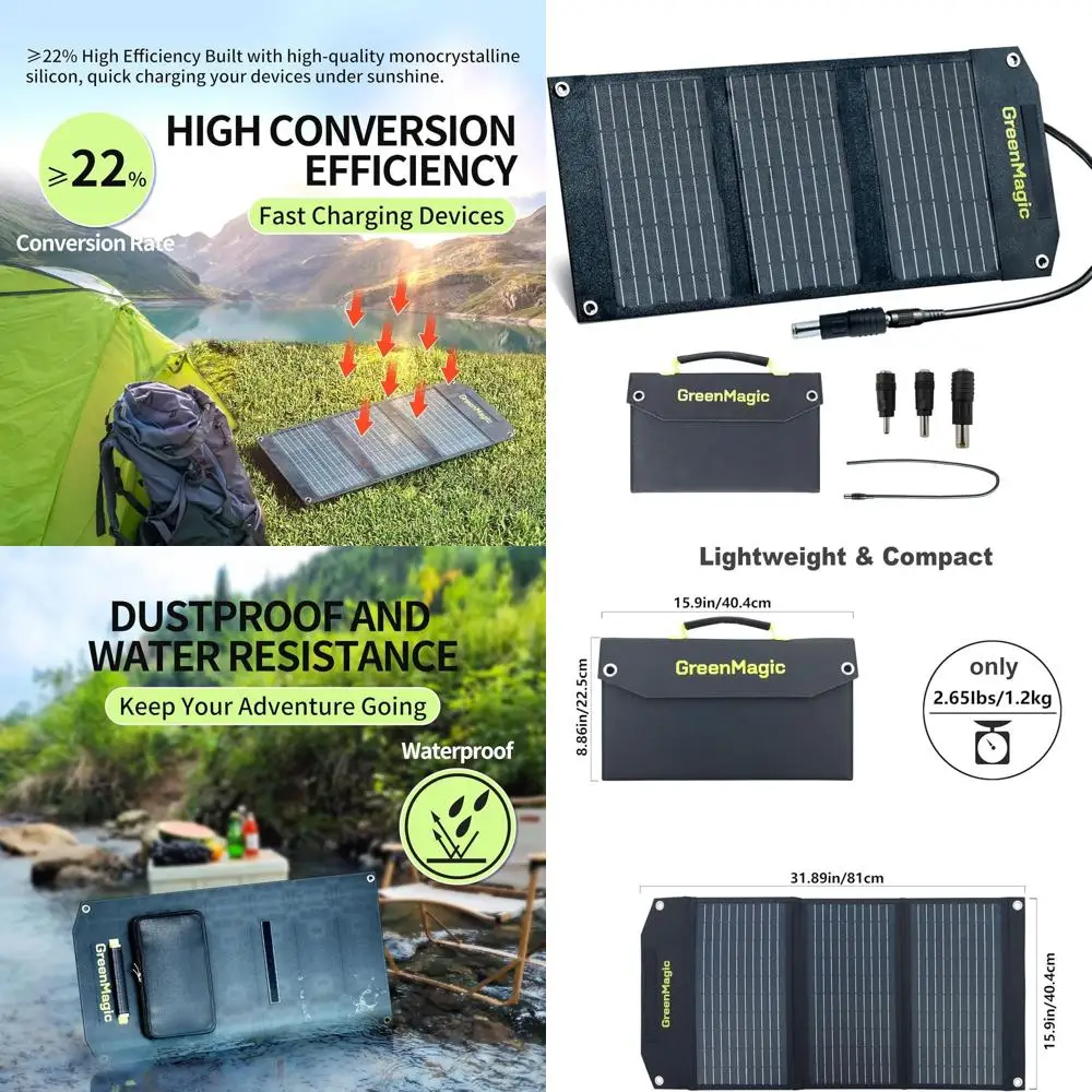 

Портативный перезаряжаемый аккумулятор 40 Вт для умных часов, планшетов, ноутбуков, камер и многого другого — водонепроницаемая зарядка