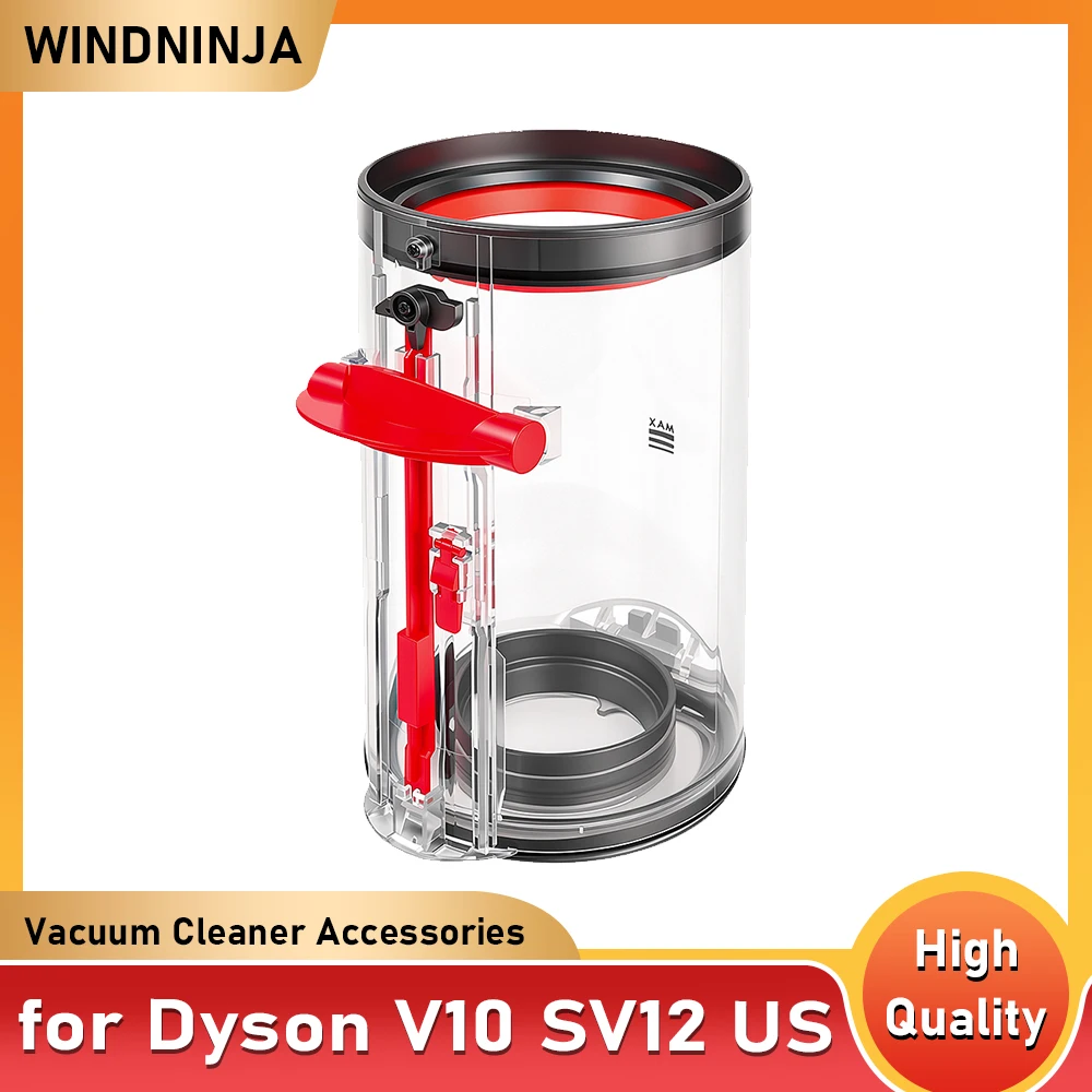 Lixeira Grande de Reposição para Aspirador Dyson V10 SV12 Versão EUA - Acessório de Recipiente/Cesto de Lixo 969509-01