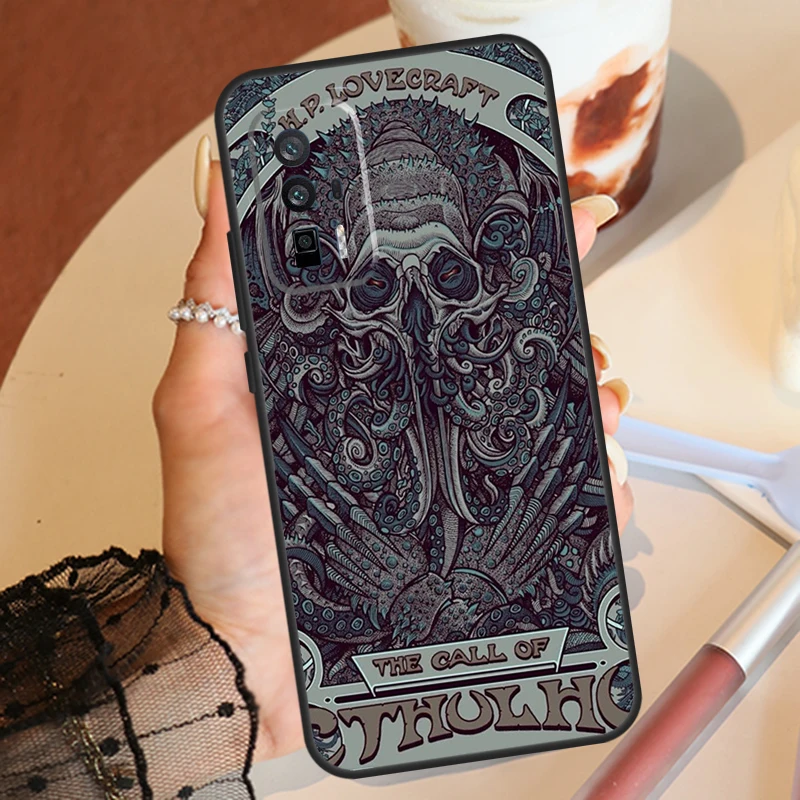 Cthulhu Fhtagn Gothic Funda For Xiaomi 11T 12T 13T Pro 12 13 Lite 12X POCO F5 X5 X3 Pro F4 X4 GT M5 M5s F3 Case