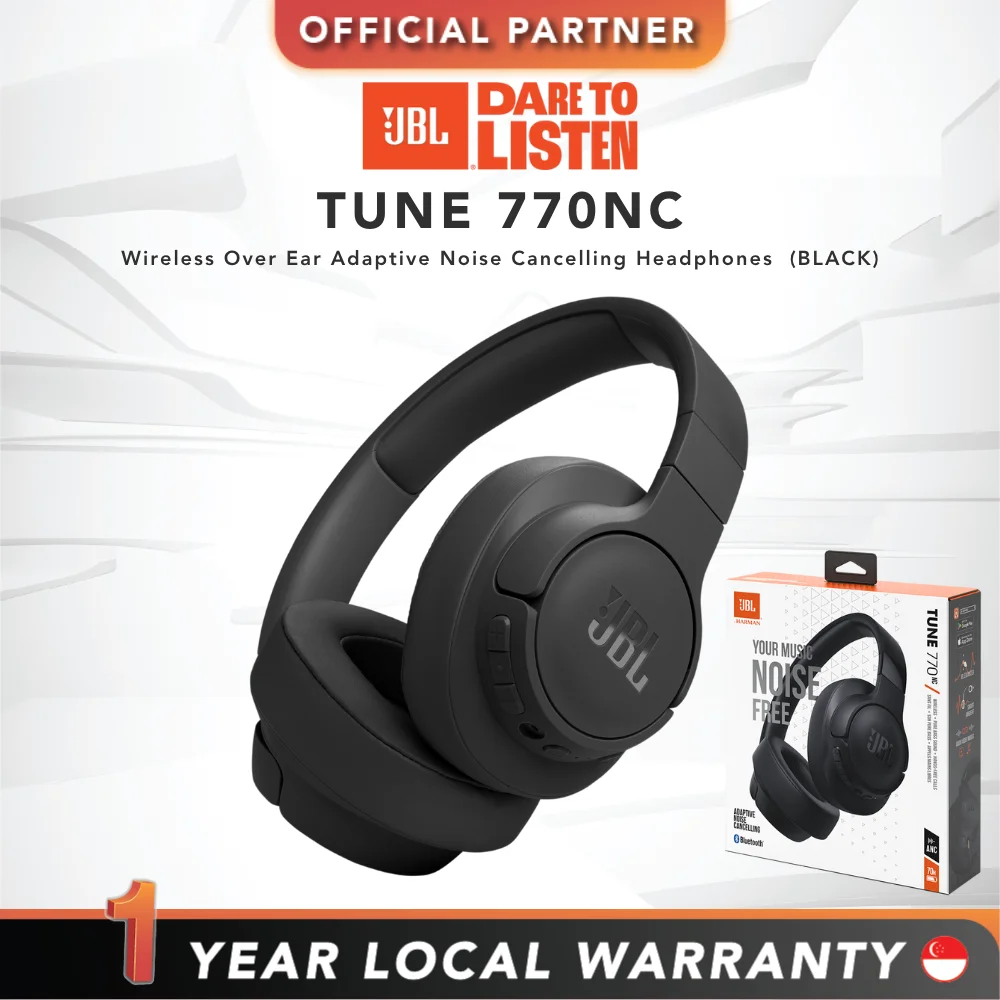 JBL Tune 770NC T770NC Original ANC Bluetooth 5.3 avec mise à niveau Audio LE 760NC casque connexion multipoint casque 70H