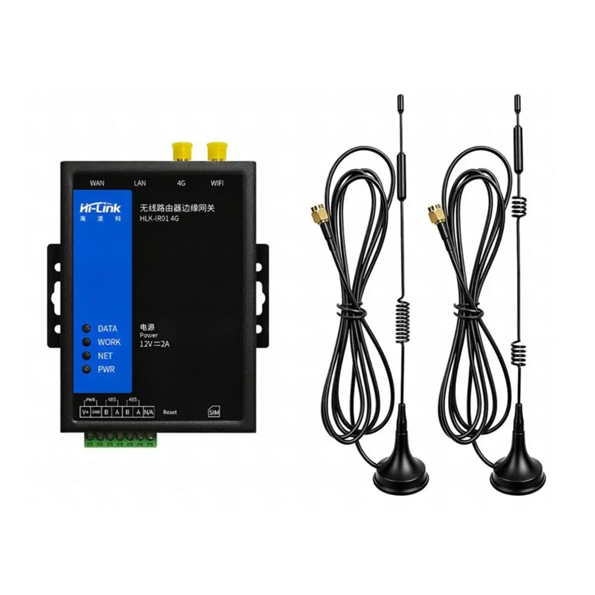 ■★New Arrival Fashion   HLK-IR01 4G Industrial IoT Computing Gateway Dual LAN WiFi RS485 Modbus MQTT for Iot Remote Acquisition