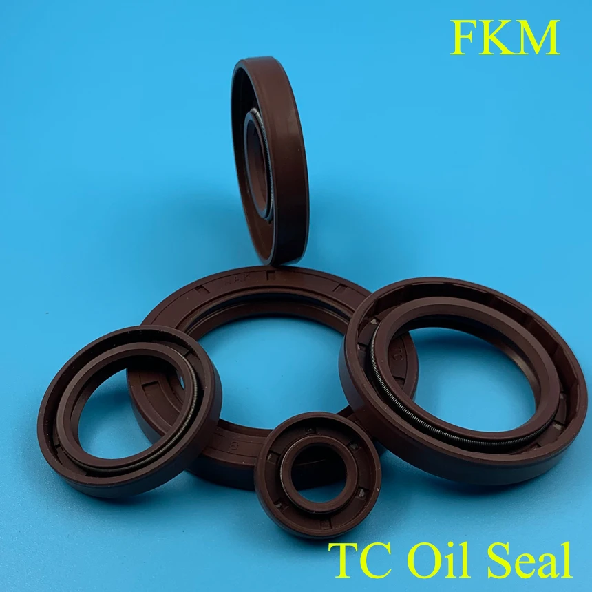 

40*50*7/8 40x50x7/8 40*52*7/8 40x52x7/8 Fluoro FKM Fluorine Rubber Spring Double Lip TC Gasket Radial Shaft Skeleton Oil Seal