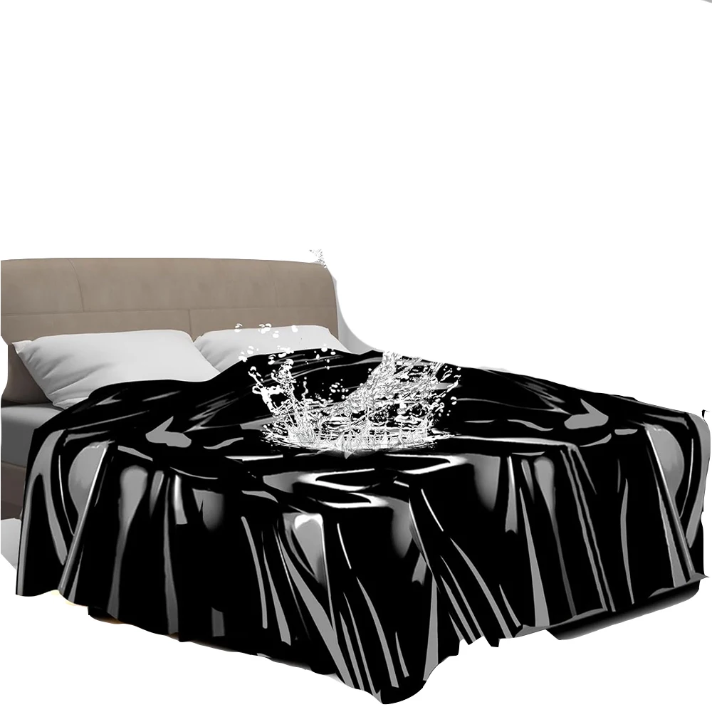 BDSM Waterproof Adult Sex Bed Sheets For Sex Game Lubricants Waterproof Bed Cover Couple Flirt Wetlook Bondage Wet Play Sex Tool