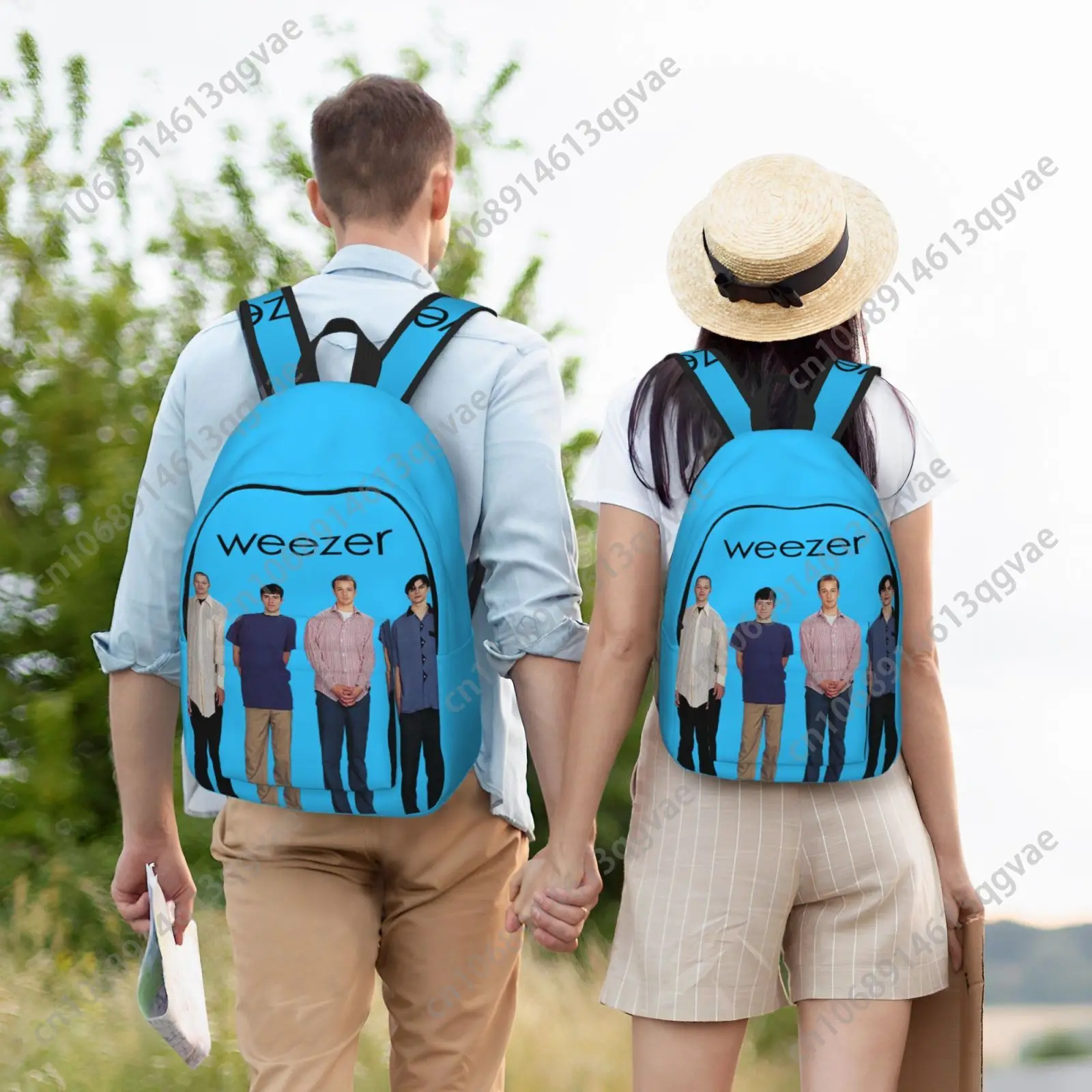 2025 New Weezer Pop Rock Band Custom Canvas Lightweight Backpack Fashion Durable Student Men Women Business Daypack