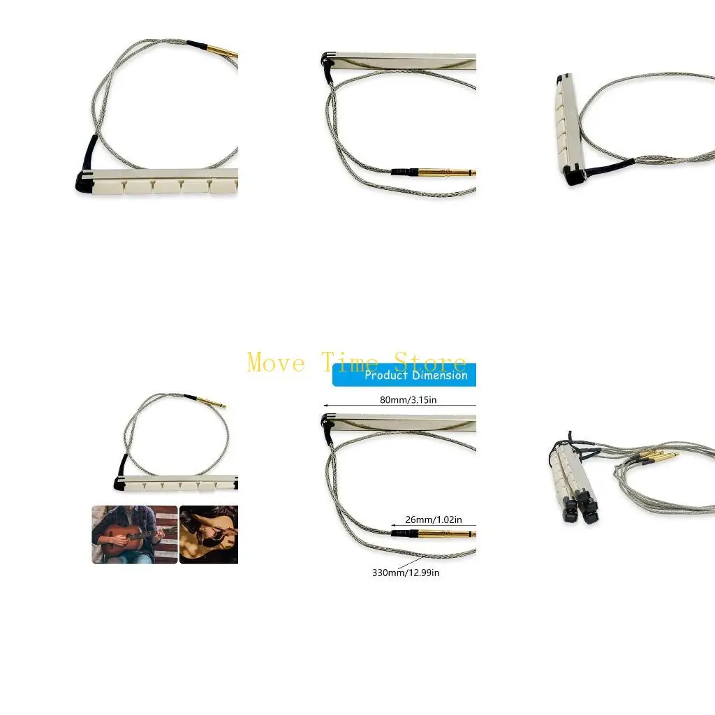 

92ME гитарный пьезо-звукосниматель под мостовым преобразователем, встроенные звукосниматели для гитары, аксессуары для игры на