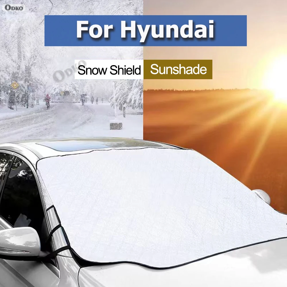 

Для Hyundai Tucson, Avante, I10, I20, I30, IX25, IX35, IX45: Защитный хлопковый чехол-накидка на лобовое стекло от снега, ветра, льда и инея