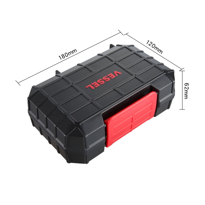 

VESSEL 38 Pieces Screwdriver Bit Set with NO.GS38P01CCS Tough Case Cordless Drill Driver Bits Sets