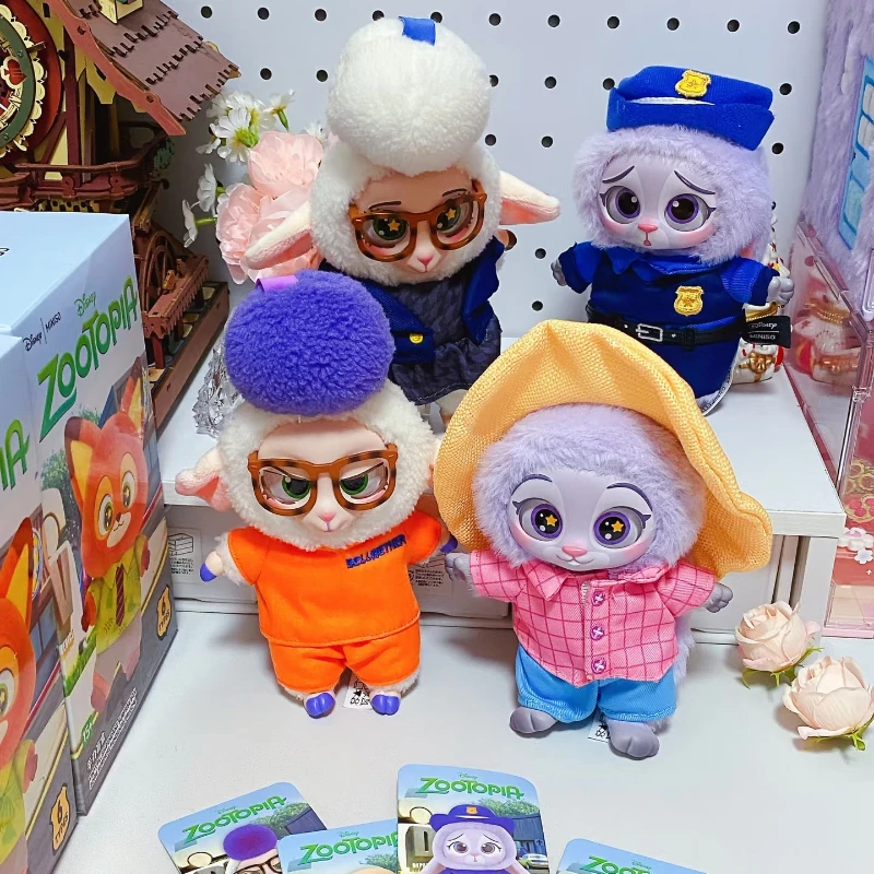 

Слепая коробка Disney Zootopia - виниловая кукла Nick & Judy, милый кулон на рюкзак, детская игрушка-сюрприз на день рождения, детский подарок на день рождения