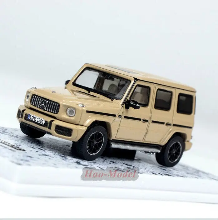 Tarmac Works 1/64 สําหรับBenz AMG G63 ล้อแม็กDiecastรุ่นรถเด็กของเล่นเด็กของขวัญวันเกิดงานอดิเรกจอแสดงผลคอลเลกชันสีเหลือง