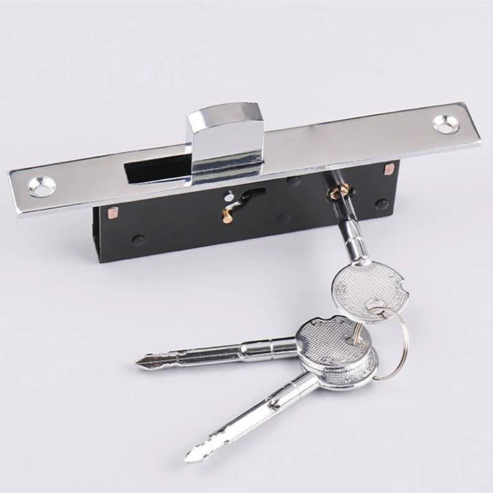 Narrow Stile Sliding Door Lock Anti-Theft Sliding Door Lock Comprehensive Anti-Theft Security Crossed Keys Hardware