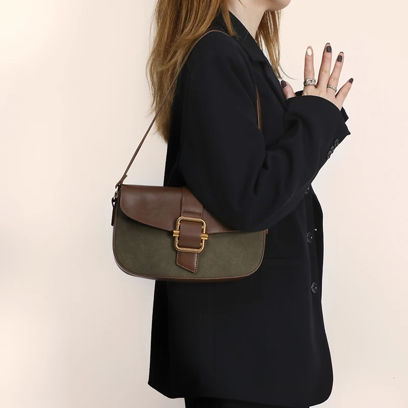 Shoulder Bag For Women Crossbody Bags High Quality Pu Leather Luxury Messenger Vintage Fashion 2024 Side Makeup Korean Handbag