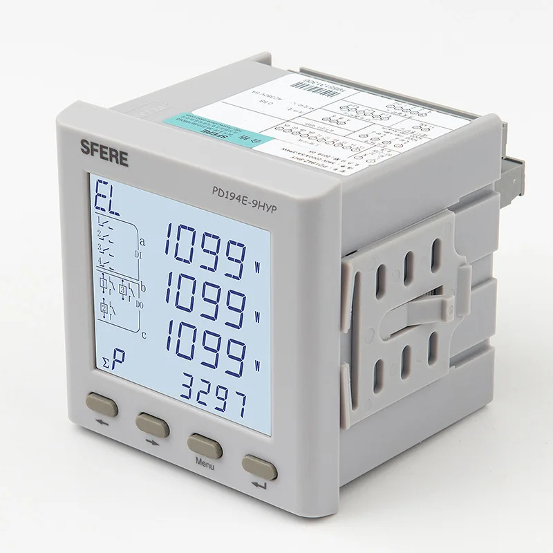 PD194E-9HYP Intelligent Ammeter with Profibus-DP Protocol and Multifunctional Harmonic Energy Meter.