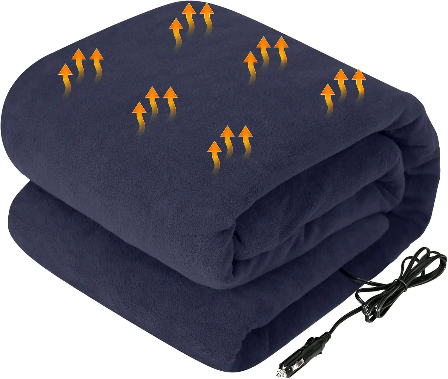 

Heated Car Blanket with 3 Heat Levels, Auto Shut-Off, 12V for Vehicles, Portable and Washable