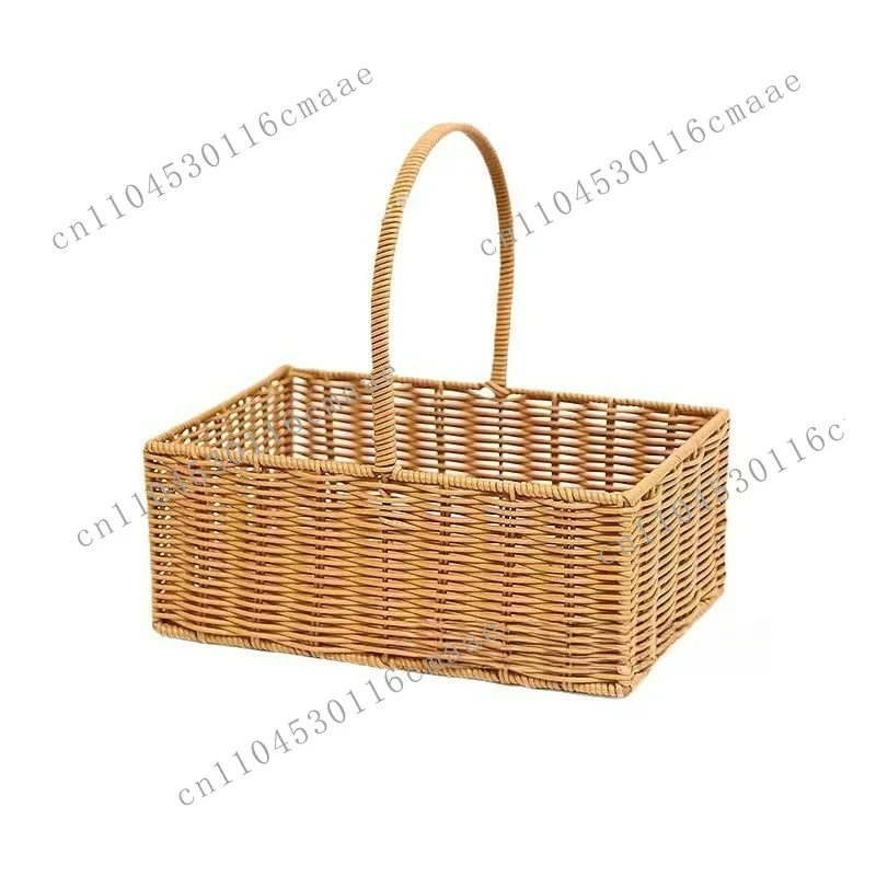 Portable flower imitation rattan woven fruit floral art flower small souvenir
