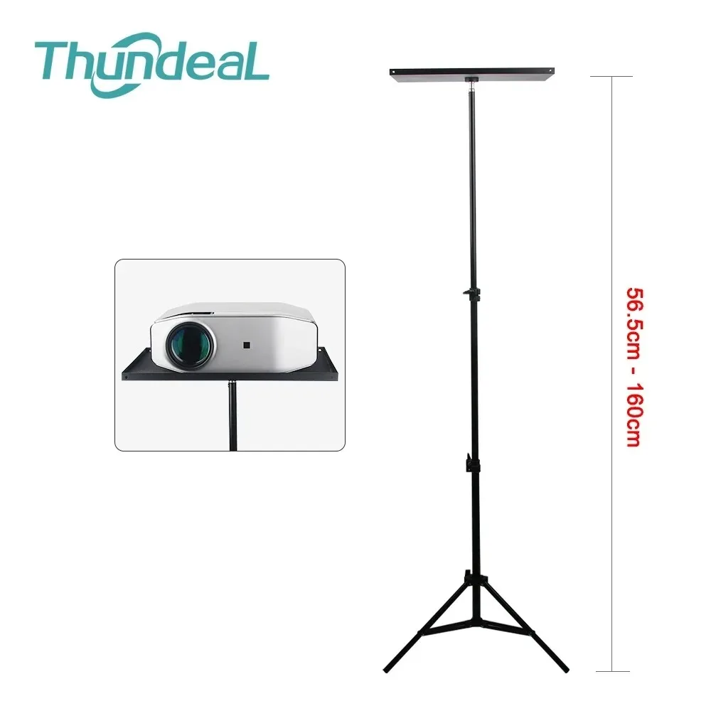 110cm 160cm Adjustable Universal Portable Projector Tripod Tray Smartphone Camera Laptop Projector Outdoor Stand Speaker Stand