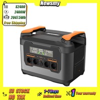 Newsmy S2400 Portable Power Station 2047.5Wh LiFePO4 Battery2400WSolar Generator Outdoor Camping Home Backup Mobile Power Supply