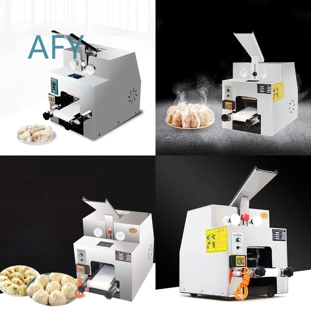Automatic Bun Wrapper for Dumpling Wonton Roasted Wheat Processor Machine Stainless Steel Food Making Equipment Kitchen