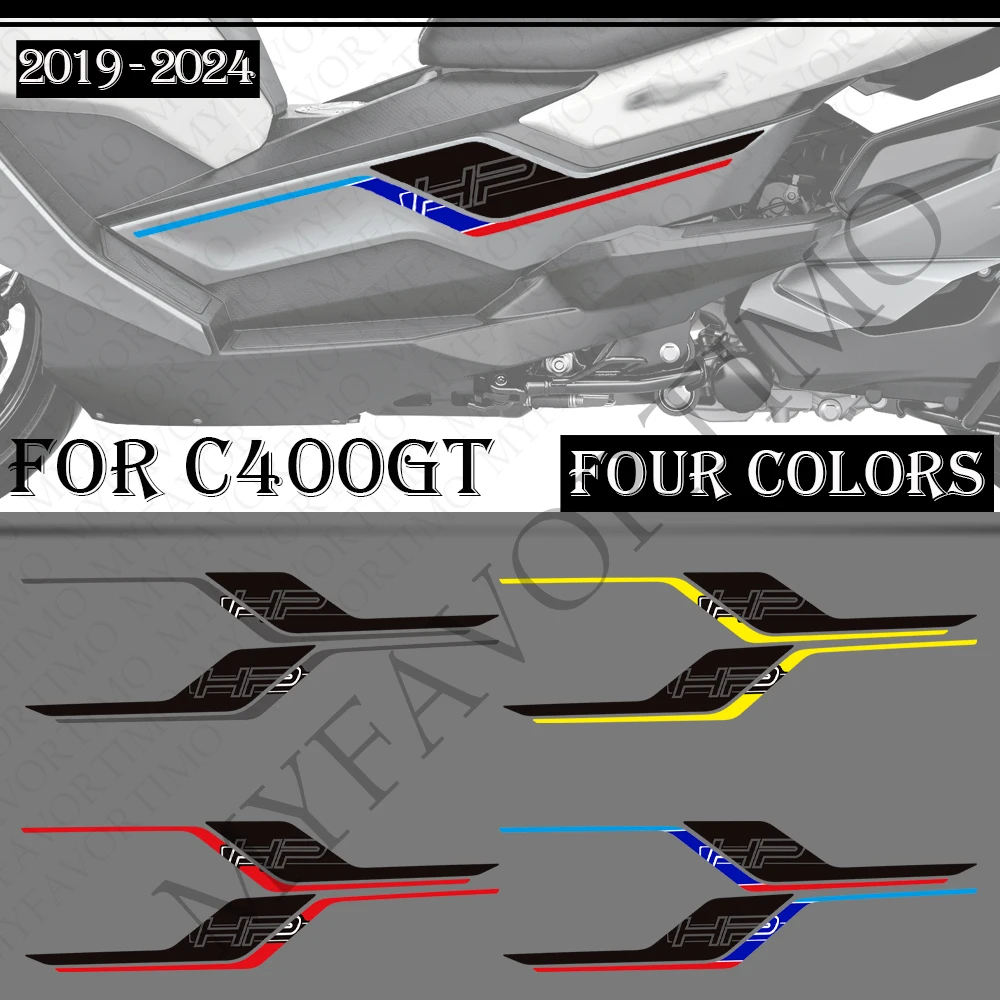 For BMW C400GT C 400 GT C400 2019 - 2024 Protection Tank Pad Kit Knee Wheel Stickers Decals Fender Shell Screen Wind Deflector