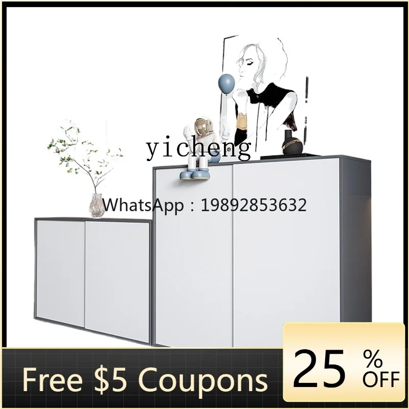 LYY   Multifunctional Combination File Cabinet Data Archive Cabinet Sliding Door Low Cabinet