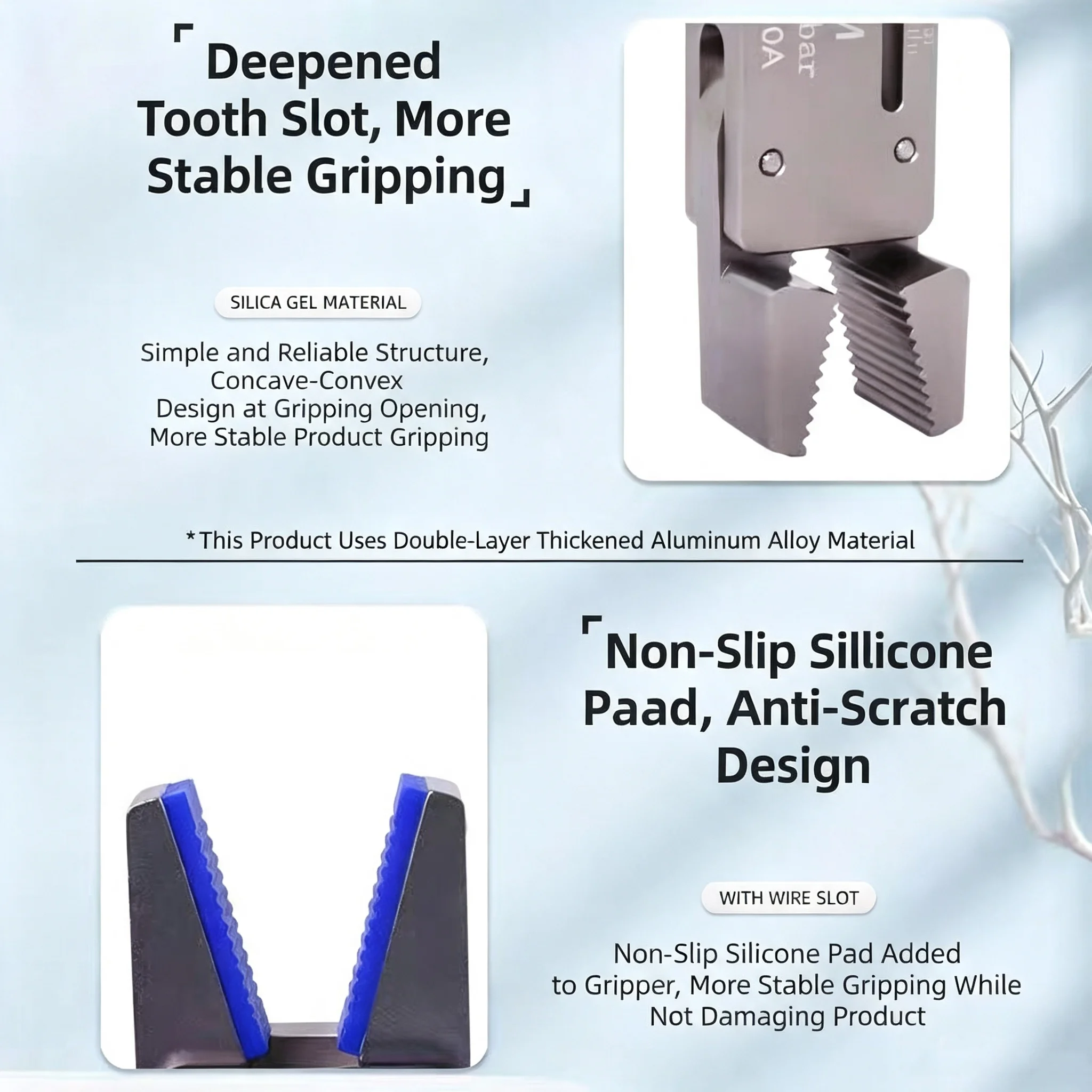 Pneumatic Manipulator Gripper Mini Fixture CH1410 Series Non-Standard Clamp with Sensor Switch for Injection Molding