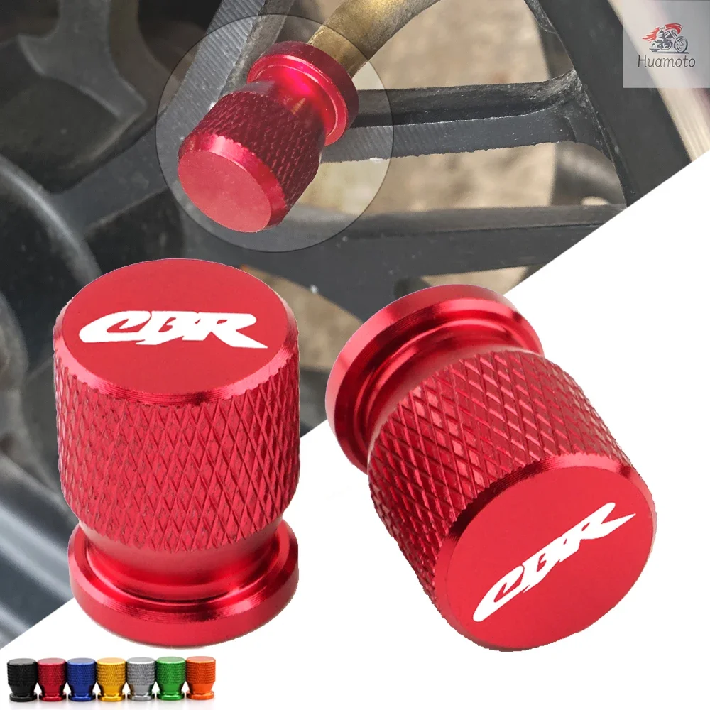 لهوندا CBR CBR650R 650 R دراجة نارية الملحقات CNC الألومنيوم الإطارات غطاء صمام عجلة غطاء منفذ الهواء 1 زوج