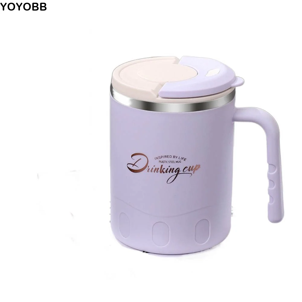 580ml Insulated Mug Heat-resistant Double-layer Milk Coffee Cup 304 Stainless Steel with Tea Strainer Thermal Mug Tea Milk