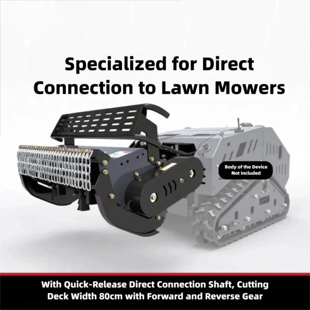All Terrain Multifunctional Crawler Tiller Remote Control Ditching Mowing Rotary Cultivation Equipment