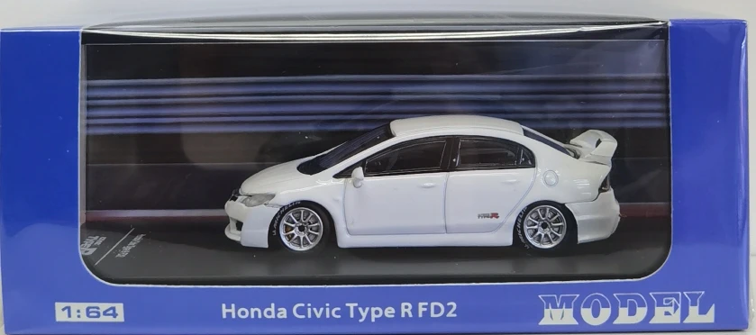 hobby64 1:64 Honda Civic FD2 Sports car Metal alloy car model Collection gift