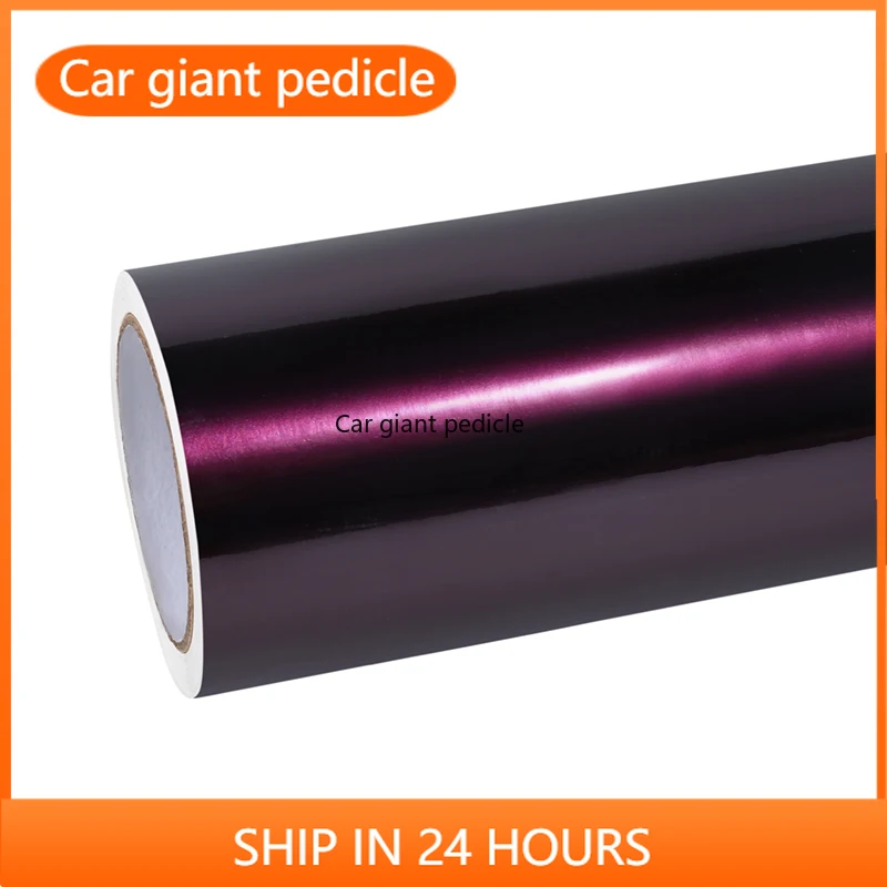 

Highest qualityGloss Grey Violet vinyl Wrap Film Car Wrap Film Non degumming Non fading quality Warranty 1.52M*17M roll