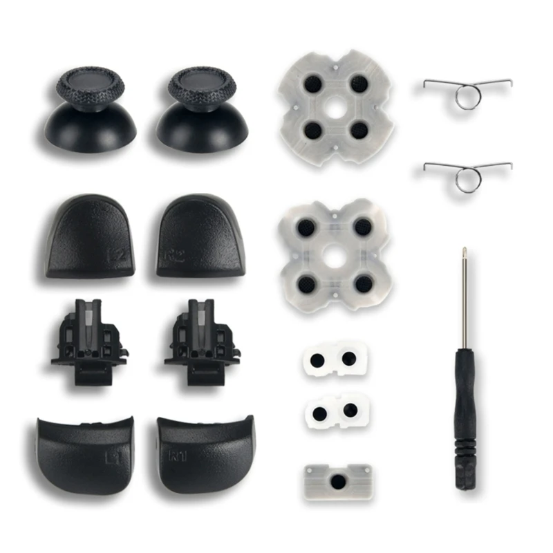 R2-L2 L1-R1 Trigger-Buttons Analog Conductive Rubber Repair Fit for PS5-Slim Controller Analog Dropship