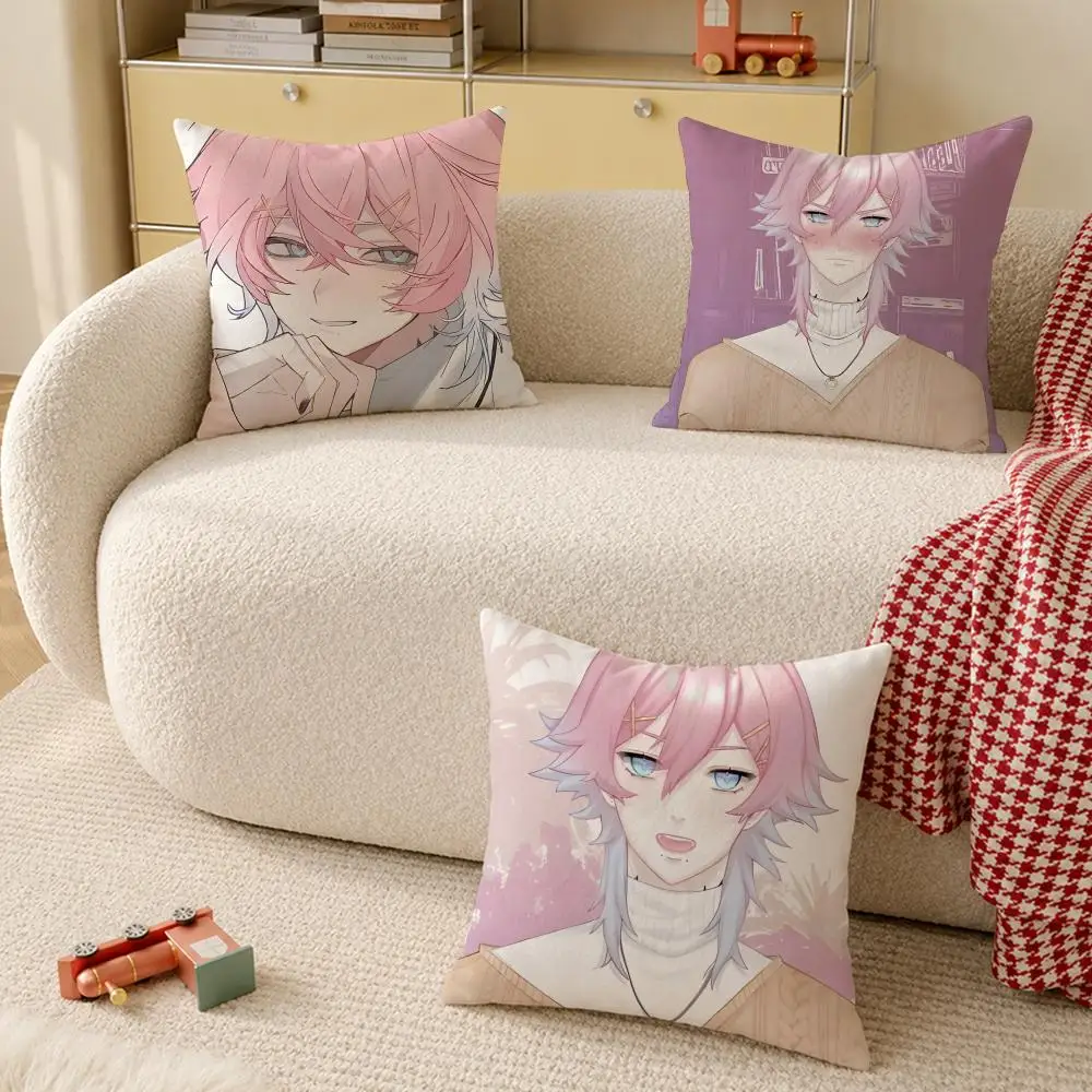 Ren 14 D-Days With You Cushion Cover Wrinkle-Resistant Short Plush Cushion Covers Breathable Machine-Washable