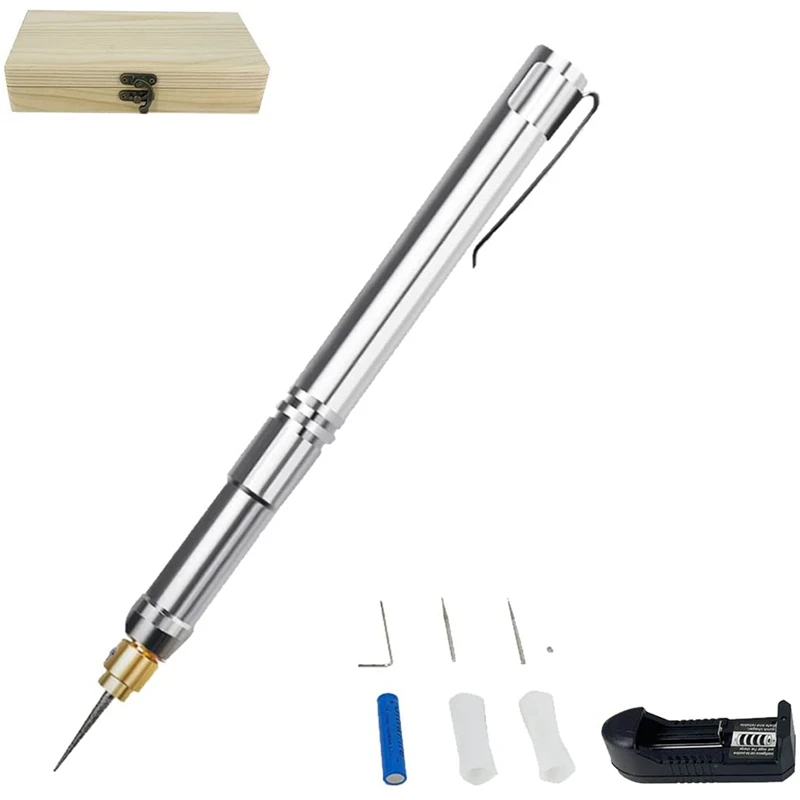 

HOT SALE Portable Precision Engraving Pen Electric Engraving Tool Kit,Engraving Tool Rechargeable Engraver Machine For DIY, Meta