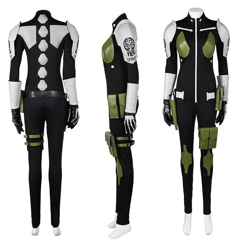 Shinomiya Kikoru Ashiro Mina guantes de fantasía funda TEC trajes de defensa Anime Kaiju Cosplay 8 disfraz mujer mb.3