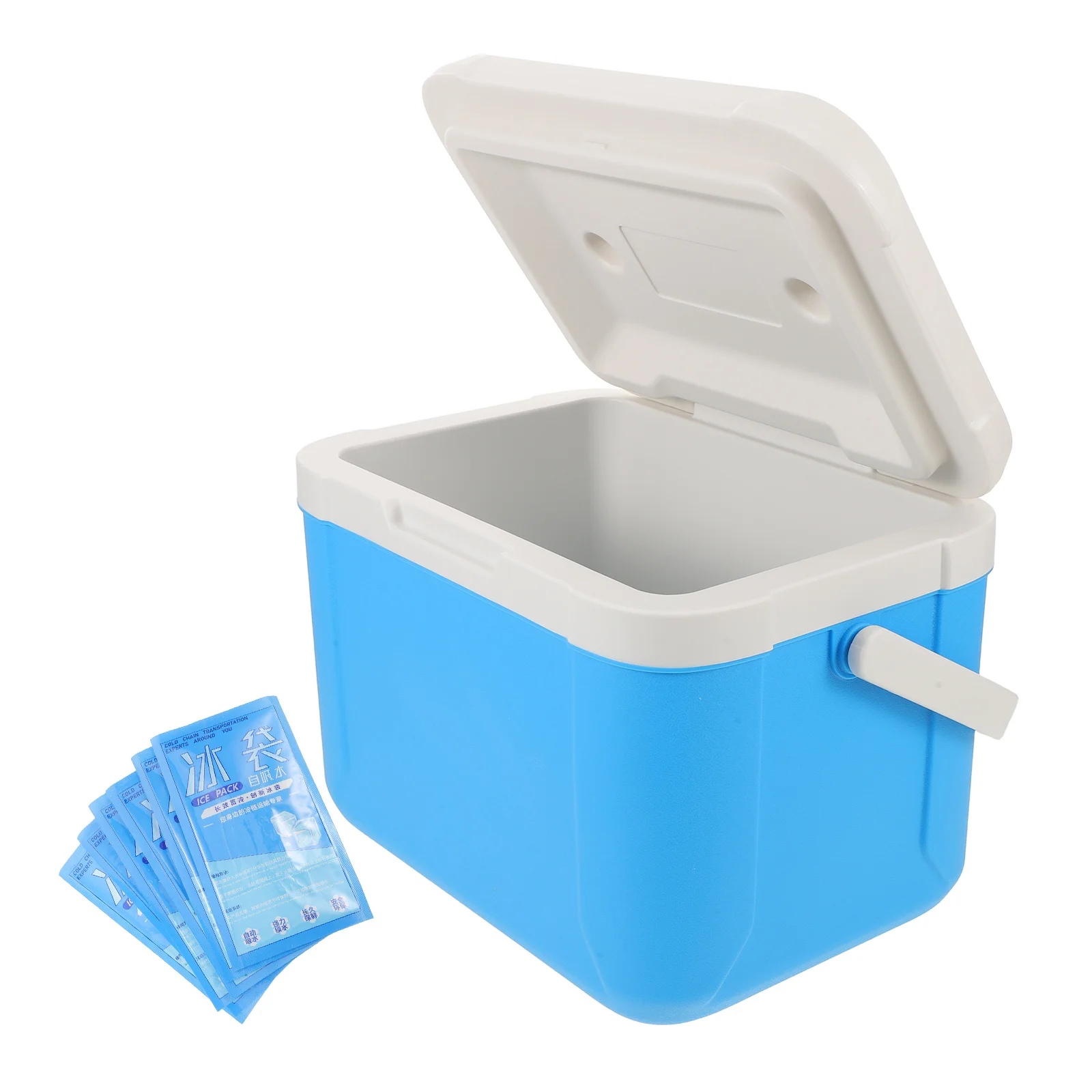 1 مجموعة 5.5L المحمولة في الهواء الطلق معزول صندوق تبريد للتخييم نزهة الصيد السفر الغداء حاوية الثلج دائم خفيفة الوزن سيارة