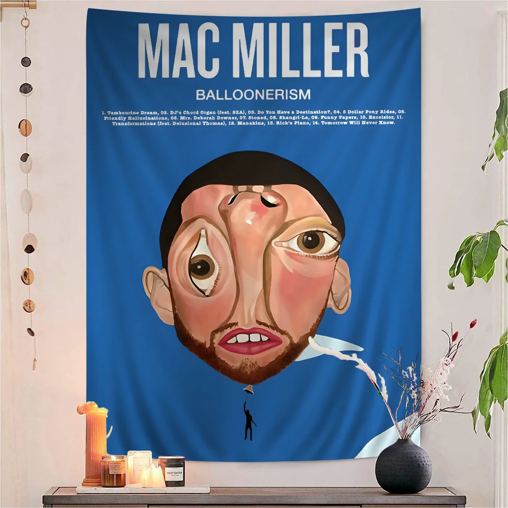 Singer M-Mac M-Miller Tapestry Art Printing Art Science Fiction Room Home Decor Home Decor