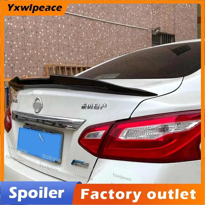 

For NISSAN Altima Teana 2016 2017 2018 High Quality Carbon Fiber/FRP Rear Trunk Lip Spoiler Trunk Wing Car Accessories